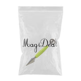 Maxbell Dual-use Double Head Stainless steel Fruit Carving Knive&Scoop Green