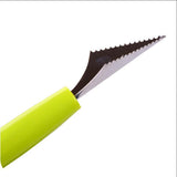 Maxbell Dual-use Double Head Stainless steel Fruit Carving Knive&Scoop Green
