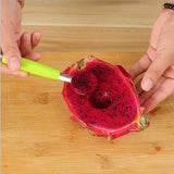 Maxbell Dual-use Double Head Stainless steel Fruit Carving Knive&Scoop Green