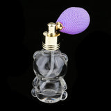 Maxbell 8ml Empty Glass Refill Gasbag Liquid Perfume Aftershave Puff Spray Bottle Light Purple