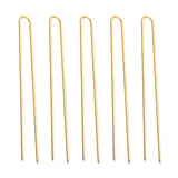 Maxbell 5xU Shape Lady Hair Pin Multi Color Women Hair Clip DIY Jewelry golden