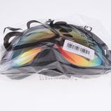 Maxbell 206 Motorcycle Snow Snowmobile Goggles Black Frame Black Lens