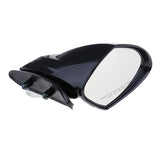 Maxbell Black Plastic Motorboat Universal Right Side Mount Rearview Mirror