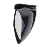 Maxbell Black Plastic Motorboat Universal Right Side Mount Rearview Mirror