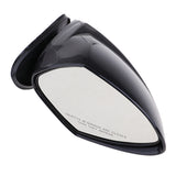 Maxbell Black Plastic Motorboat Universal Right Side Mount Rearview Mirror