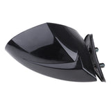 Maxbell Black Plastic Motorboat Universal Right Side Mount Rearview Mirror