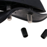 Maxbell Black Plastic Motorboat Universal Right Side Mount Rearview Mirror