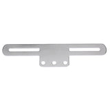 Maxbell Motorcycle License Plate Frame Holder Tail Rear Light Bracket Mount  Silver