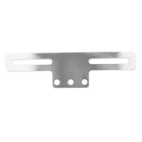 Maxbell Motorcycle License Plate Frame Holder Tail Rear Light Bracket Mount  Silver