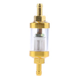 Maxbell CNC Universal Scooter Dirt Pit Bike Go Kart 8mm 5/16" Gas Fuel Filter Gold