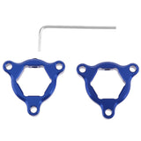 Maxbell CNC Aluminum Motorcycle Front Suspension Fork Preload Adjusters 19mm Blue