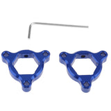 Maxbell CNC Aluminum Motorcycle Front Suspension Fork Preload Adjusters 19mm Blue