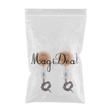 Maxbell Pair of Universal Motorcycle Metal Turn Signals Indicator Lamps Sliver 2