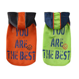 Maxbell Small Dog Outdoor Vest Soccer Print Pattern Pet Spring Summer Vest Orange M