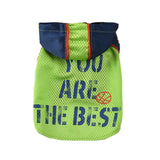 Maxbell Small Dog Outdoor Vest Soccer Print Pattern Pet Spring Summer Vest Orange L