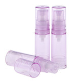 Maxbell 3x Empty Airless Pump Bottle Refilled Cosmetic Lotion Serum Container Purple