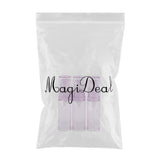 Maxbell 3x Empty Airless Pump Bottle Refilled Cosmetic Lotion Serum Container Purple