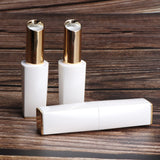 Maxbell 3pcs 11.1mm Empty Lipstick Tubes Lip Balm DIY Container Tube Bottles White