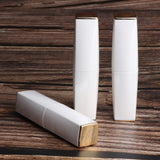 Maxbell 3pcs 11.1mm Empty Lipstick Tubes Lip Balm DIY Container Tube Bottles White