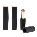 Maxbell 3pcs 11.1mm Empty Lipstick Tubes Lip Balm DIY Container Tube Bottles Matte Black