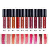 Maxbell 10 Color Matt Velvet Lip Gloss Liquid Lipstick Non-sticky Waterproof Makeup