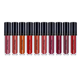 Maxbell 10 Color Matt Velvet Lip Gloss Liquid Lipstick Non-sticky Waterproof Makeup