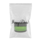 Maxbell 30g Empty Makeup Sample Bottles Cream Gel Jars Pots with Inner Lids Green