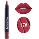 Maxbell Waterproof Long Lasting Matte Crayon Lipstick Makeup Lip Gloss Pen Non Stick