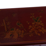 Maxbell Retro Antique Flower Carved Wooden Jewelry Storage Box Case