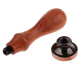 Maxbell DIY Brass Head Letter A-Z Sealing Wax Stamp Wood Handle Scrapbookinp M