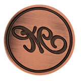 Maxbell DIY Brass Head Letter A-Z Sealing Wax Stamp Wood Handle Scrapbookinp M