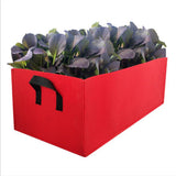 Maxbell Black Thickened Felt Non-woven Plant Grow Bags Potato Container Red_M