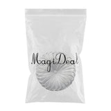 Maxbell Pintuck Pillow Round Pumpkin Floor Pillow for Chair Couch Light Gray-Cotton