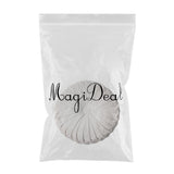 Maxbell Pintuck Pillow Round Pumpkin Floor Pillow for Chair Couch Beige-Plush