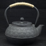 Maxbell Japanese Cast Iron Kettle Tetsubin Teapot  Black Sakura