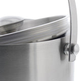 Maxbell Stainless Steel Double Walled Insulated Ice Bucket Wine Cooler with Lid 2L