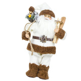 Maxbell Christmas Plush Santa Claus Doll Gift Toy Christmas Ornament  21 x 8 x 30cm