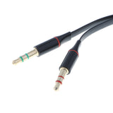 Maxbell Headphone Mic Y Splitter Cable Audio Microphone 3.5mm Jack For PC