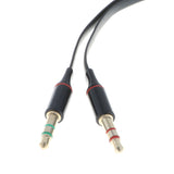 Maxbell Headphone Mic Y Splitter Cable Audio Microphone 3.5mm Jack For PC