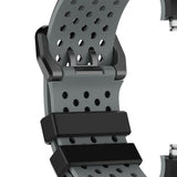 Maxbell Soft Silicone Strap Band Sport Bracelet for Ionic Smart Watch Black-Gray