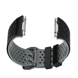 Maxbell Soft Silicone Strap Band Sport Bracelet for Ionic Smart Watch Black-Gray