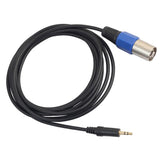 Maxbell 1.5 m Stereo 3.5mm Male to XLR Male Audio Wire for Microphone Speaker Mixer