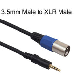 Maxbell 1.5 m Stereo 3.5mm Male to XLR Male Audio Wire for Microphone Speaker Mixer