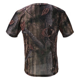 Maxbell Men Short Sleeve T Shirt Hunting Bionic Camouflage Quick-dry Clothing S
