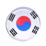 Maxbell Round Buttons 32 Teams National Flag Football Fans Brooch Korea