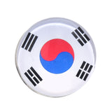 Maxbell Round Buttons 32 Teams National Flag Football Fans Brooch Korea