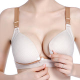 Maxbell Women's Maternity Nursing Bras Breastfeeding Sleeping Bras Brown 80C