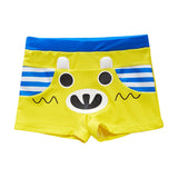 Maxbell Kids Swimsuit Shorts Swimwear Youth Swimming Bath Pants Yellow Bear M