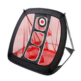 Maxbell Portable Golf Chipping Net Golfing Target Net Bag for Practice Black Red