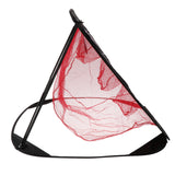 Maxbell Portable Golf Chipping Net Golfing Target Net Bag for Practice Black Red